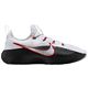 White/Metallic Silver/Blk