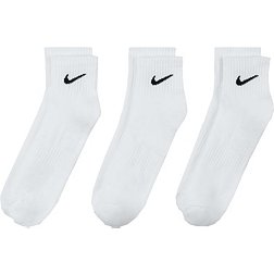 Nike Men's Dri-FIT Everyday Cushioned Training Golf Ankle Socks – 3 Pack