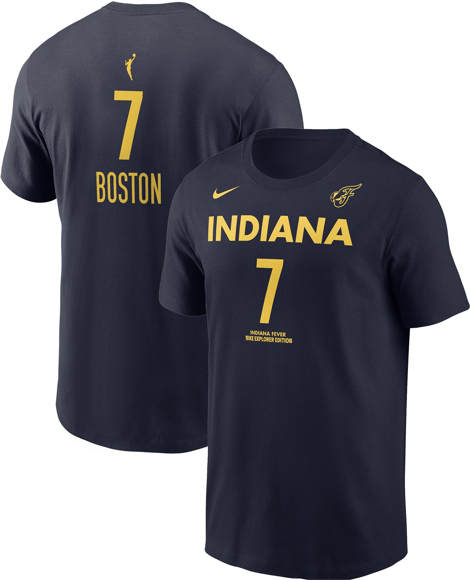 Nike Adult Indiana Fever Aliyah Boston #7 Explorer Navy T-Shirt