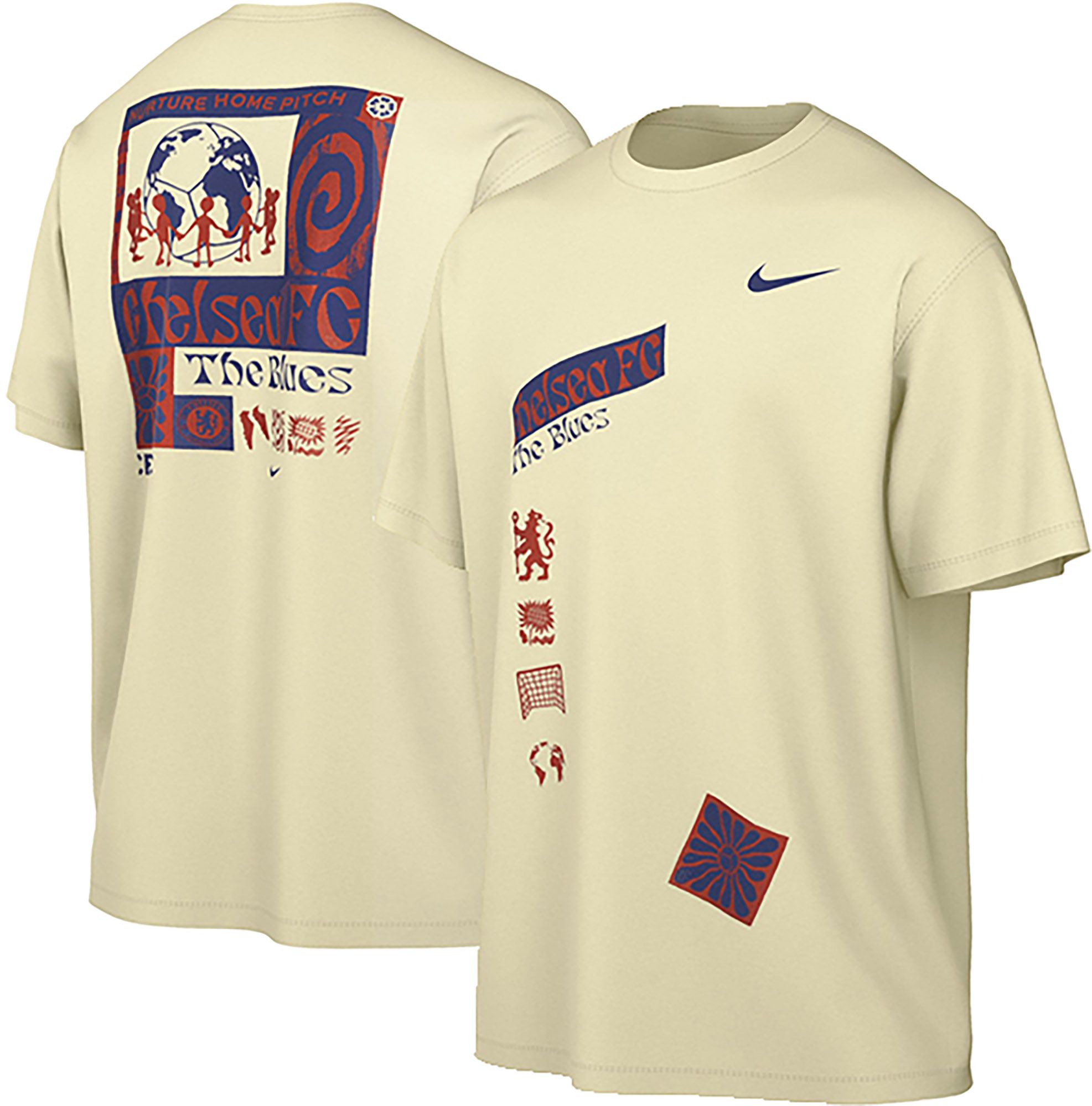 Nike Adult Chelsea FC MAX90 Cream T-Shirt