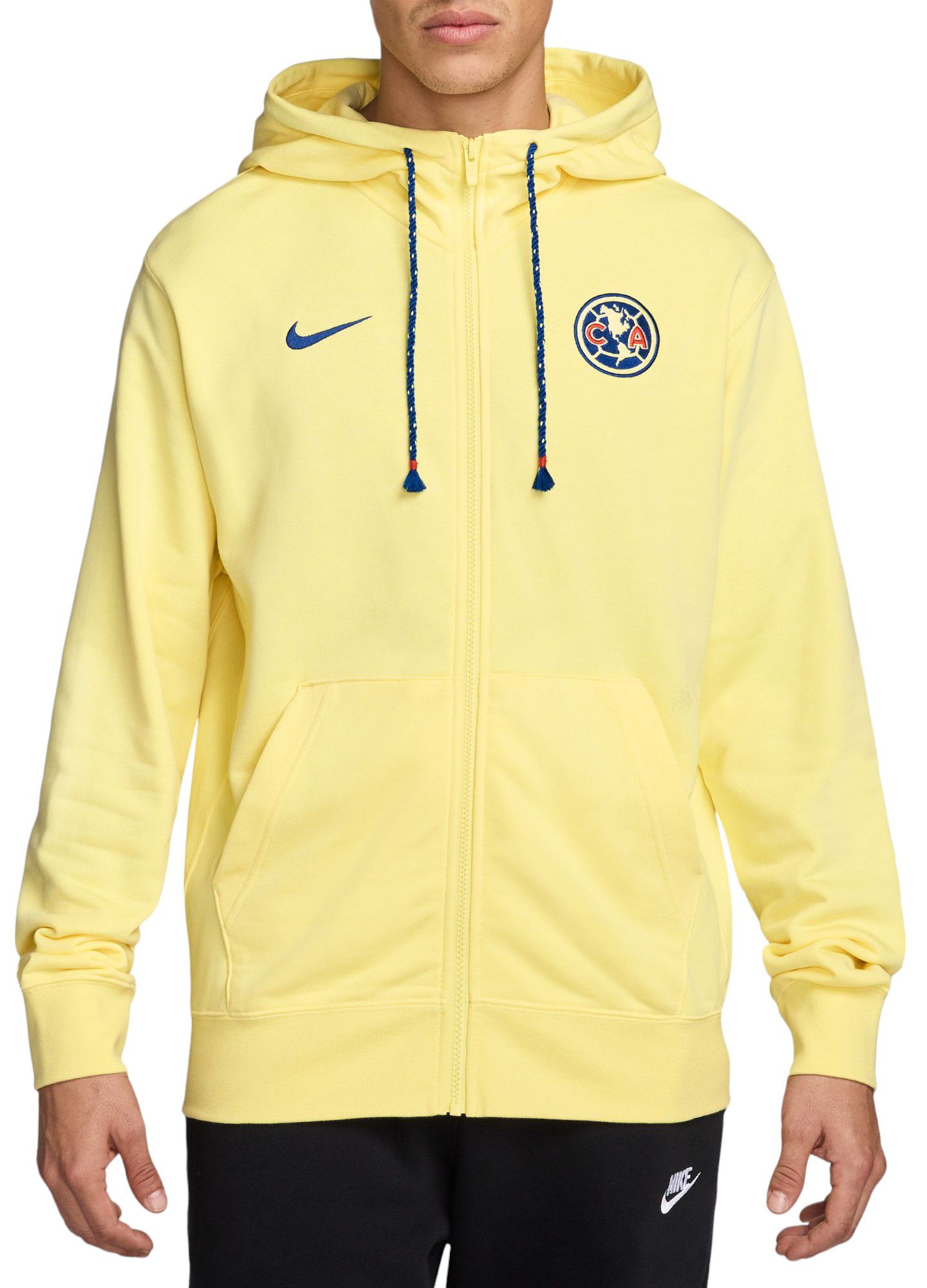 Nike Adult Club America 2024 Club Yellow Full-Zip Hoodie