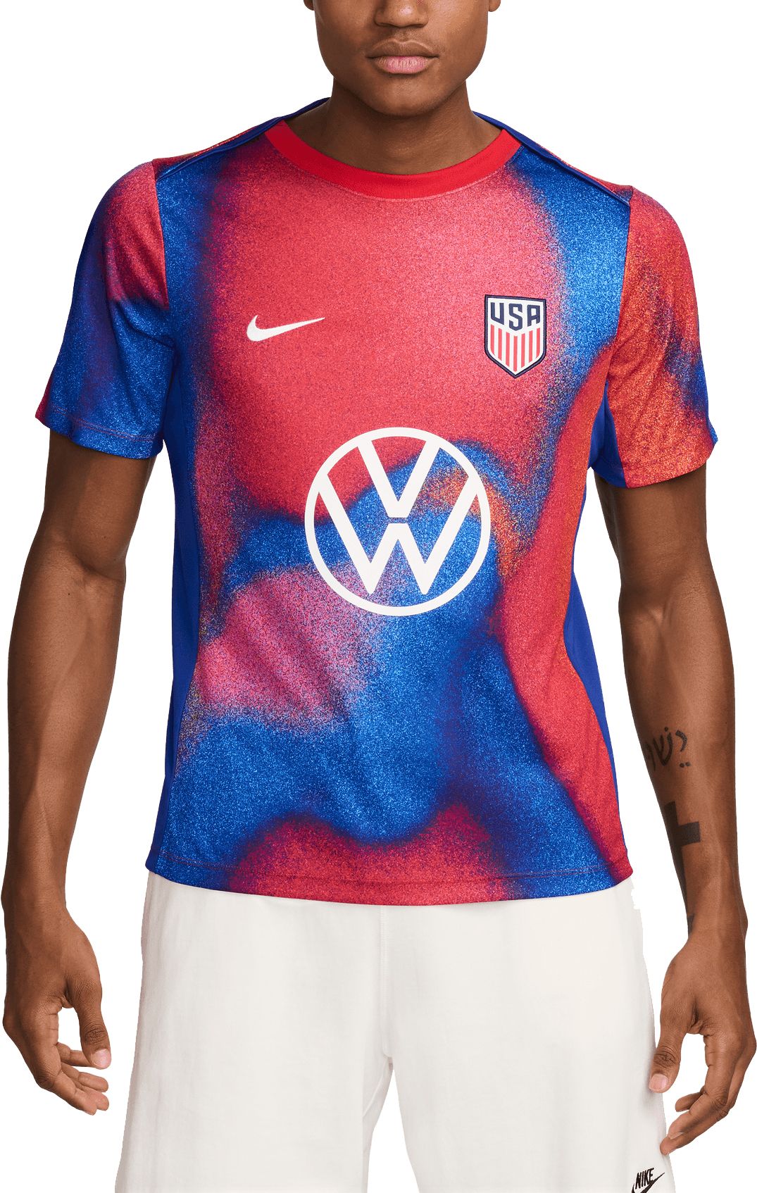 Nike Adult USMNT 2024 Red Prematch Jersey