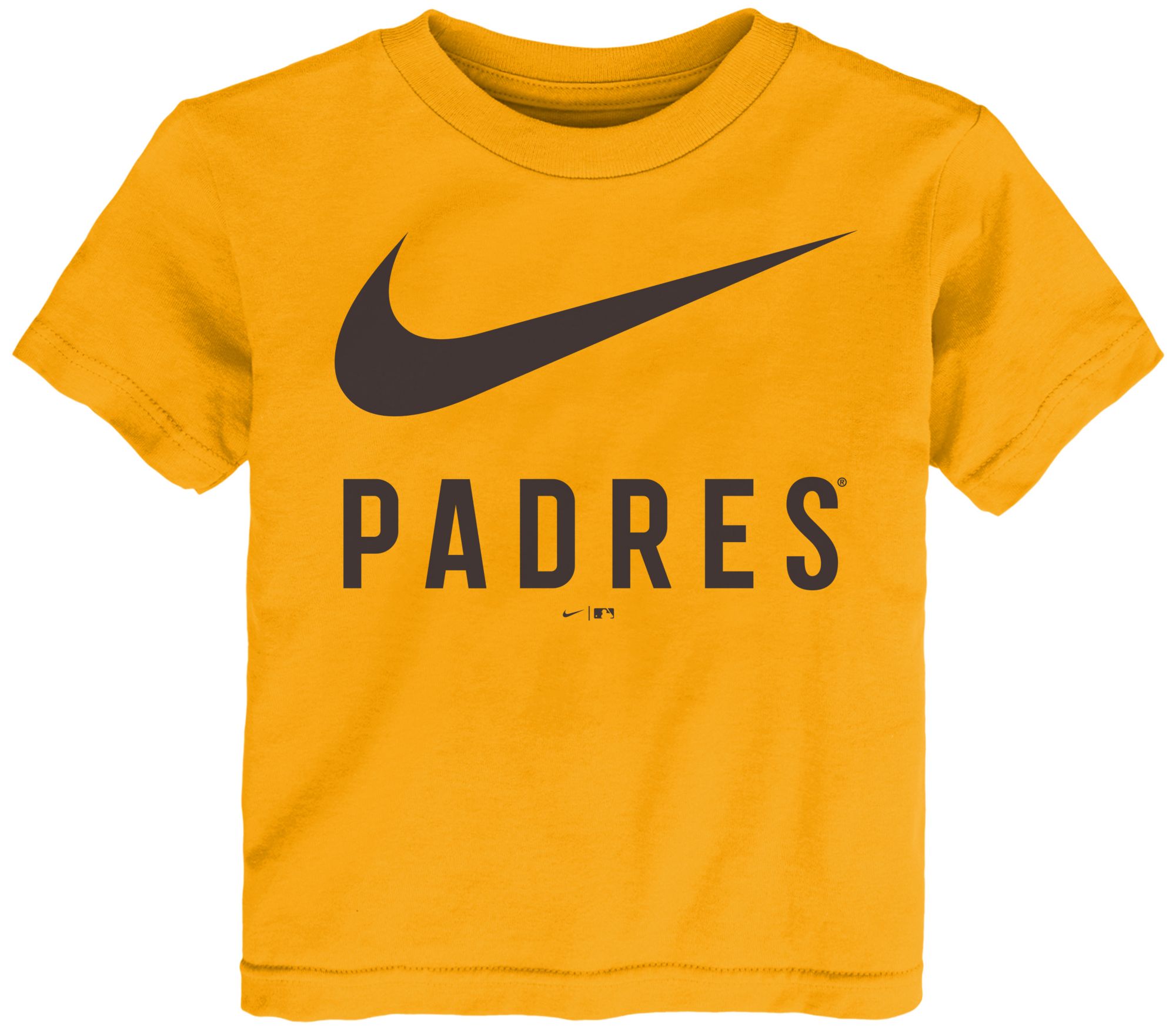 Nike Toddler San Diego Padres Yellow Swish Cotton T-Shirt