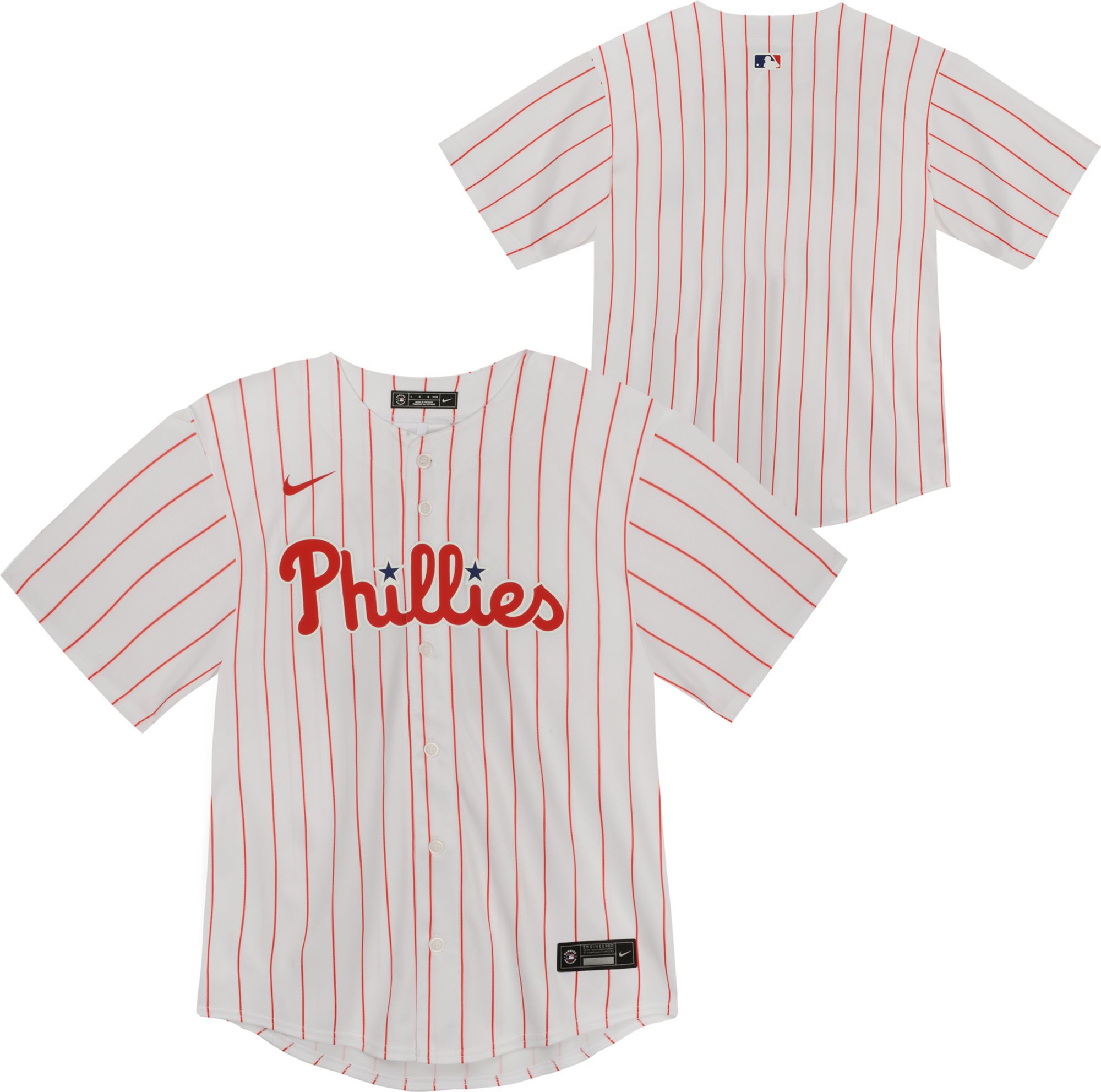 Nike Youth Philadelphia Phillies White Blank Game Vapor Jersey