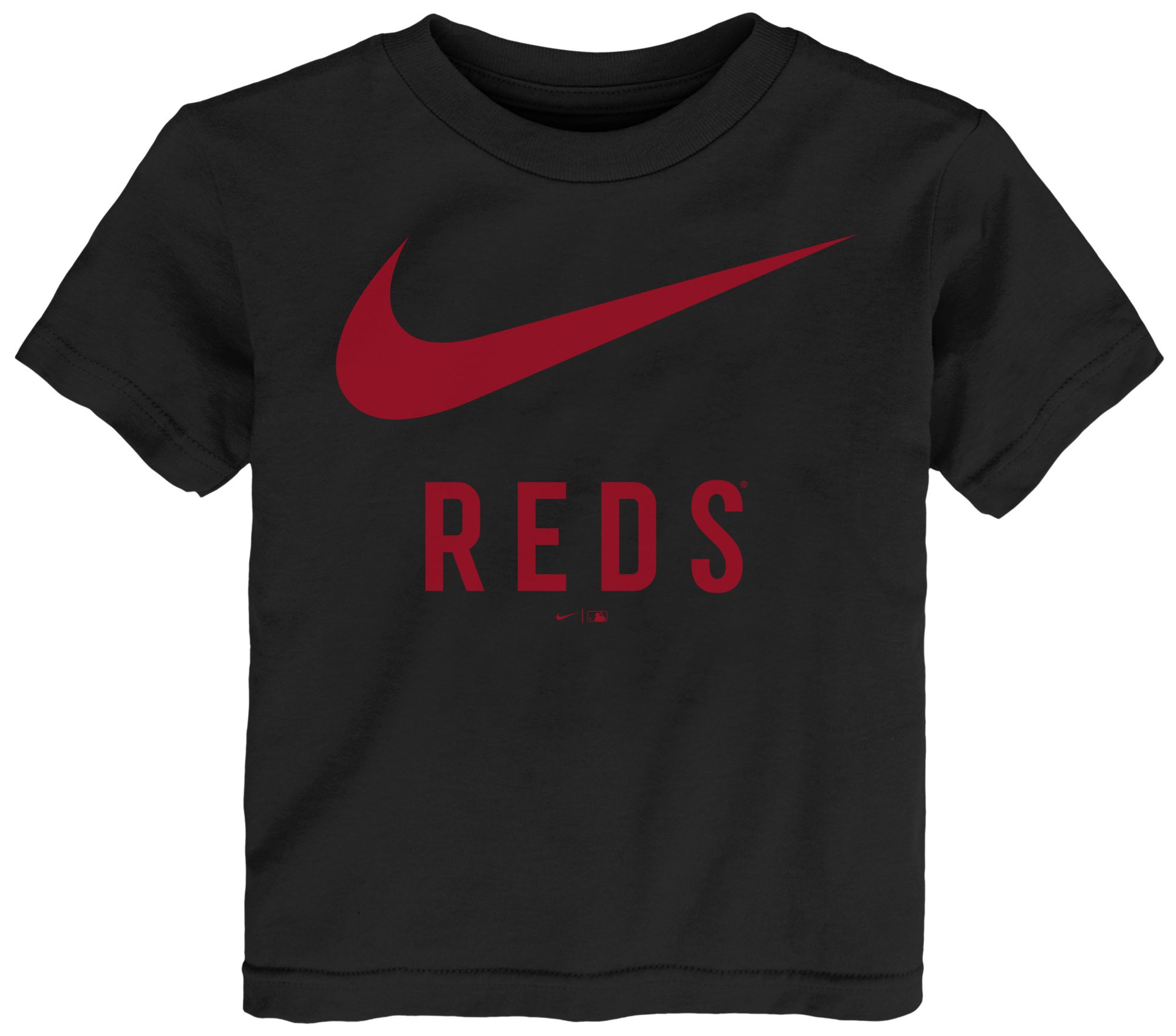 Nike Toddler Cincinnati Reds Black Swish Cotton T-Shirt