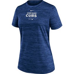 Nike Women's Chicago Cubs Blue Authentic Collection Velocity T-Shirt