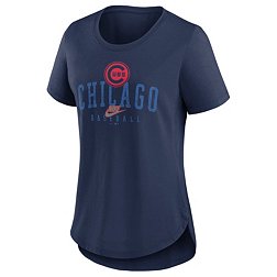Nike Women's Chicago Cubs Navy Cooperstown Arch T-Shirt
