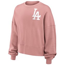 Nike Women's Los Angeles Dodgers Pink Statement Fleece Crew Neck Sweatshirt