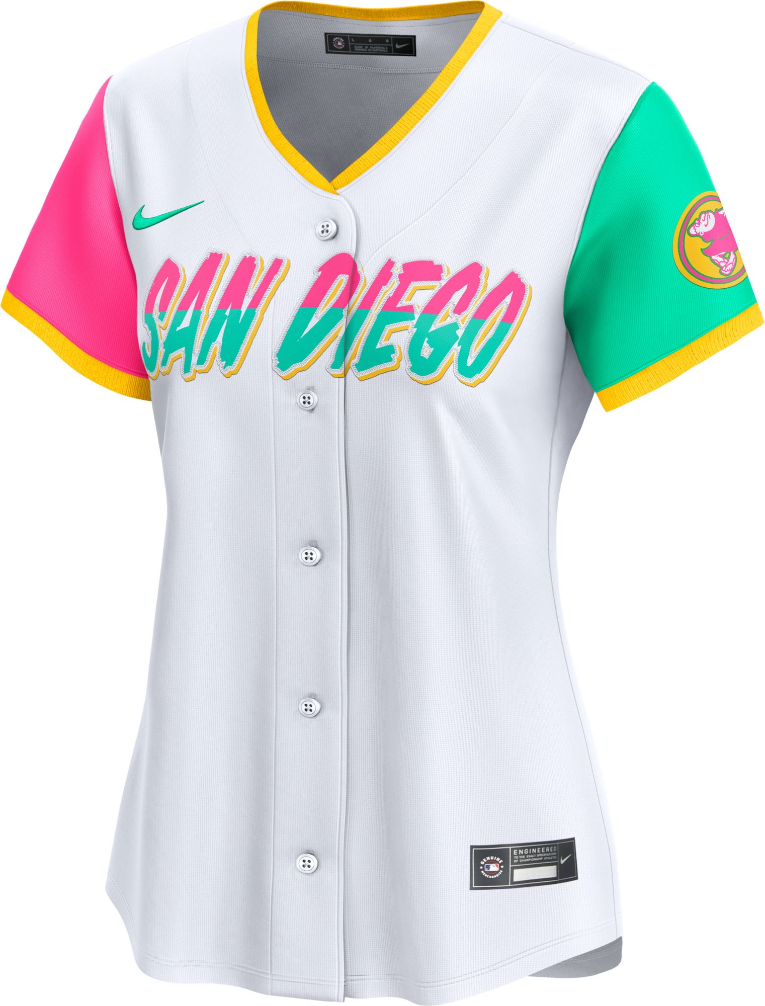 Nike Women's San Diego Padres City Connect White Blue Limited Jersey