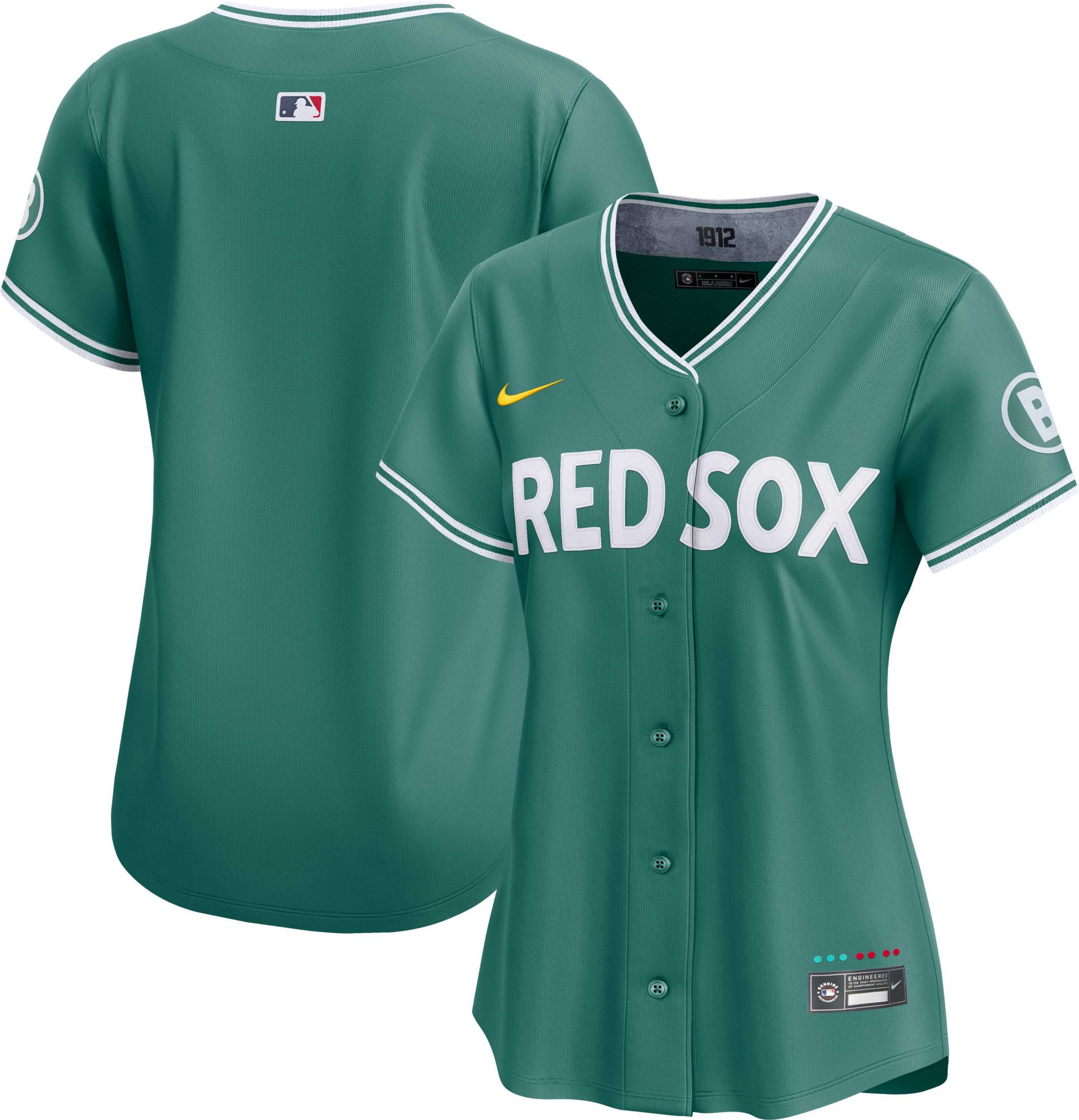 Nike Women's Boston Red Sox City Connect Blank Green Limited Vapor Jersey