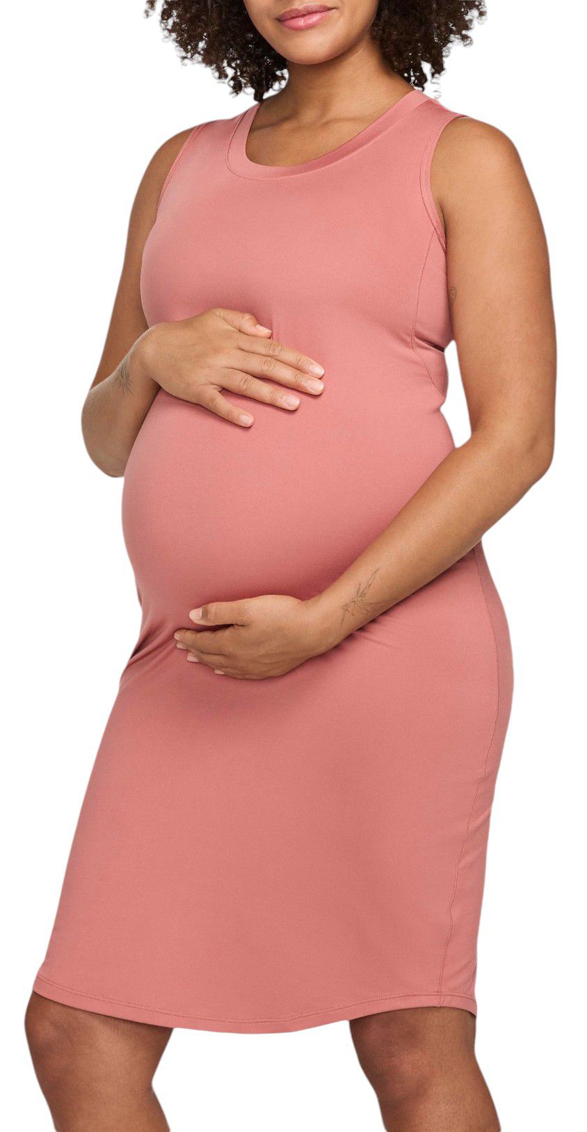 Nike Women's Maternity Dri-FIT Slim-Fit Knit Dress