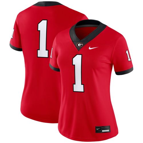 Nike Georgia Bulldogs Shirts For Womens Women's Nike Red Georgia