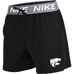 Nike Women's Kansas State Wildcats Black Dri-FIT Logo Attack Training Shorts