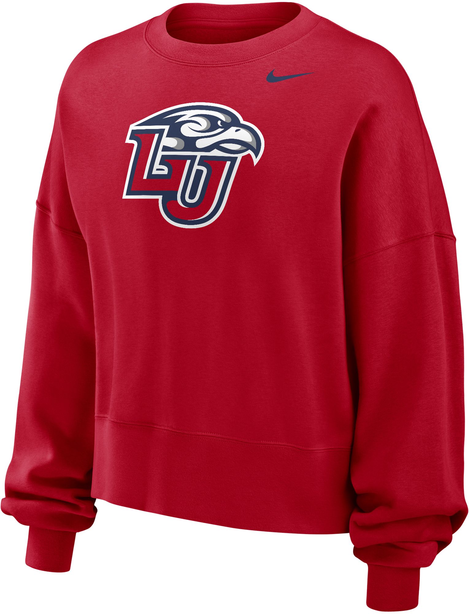 Nike Women's Liberty Flames Red Club Fleece Phoenix Crew Neck Sweatshirt