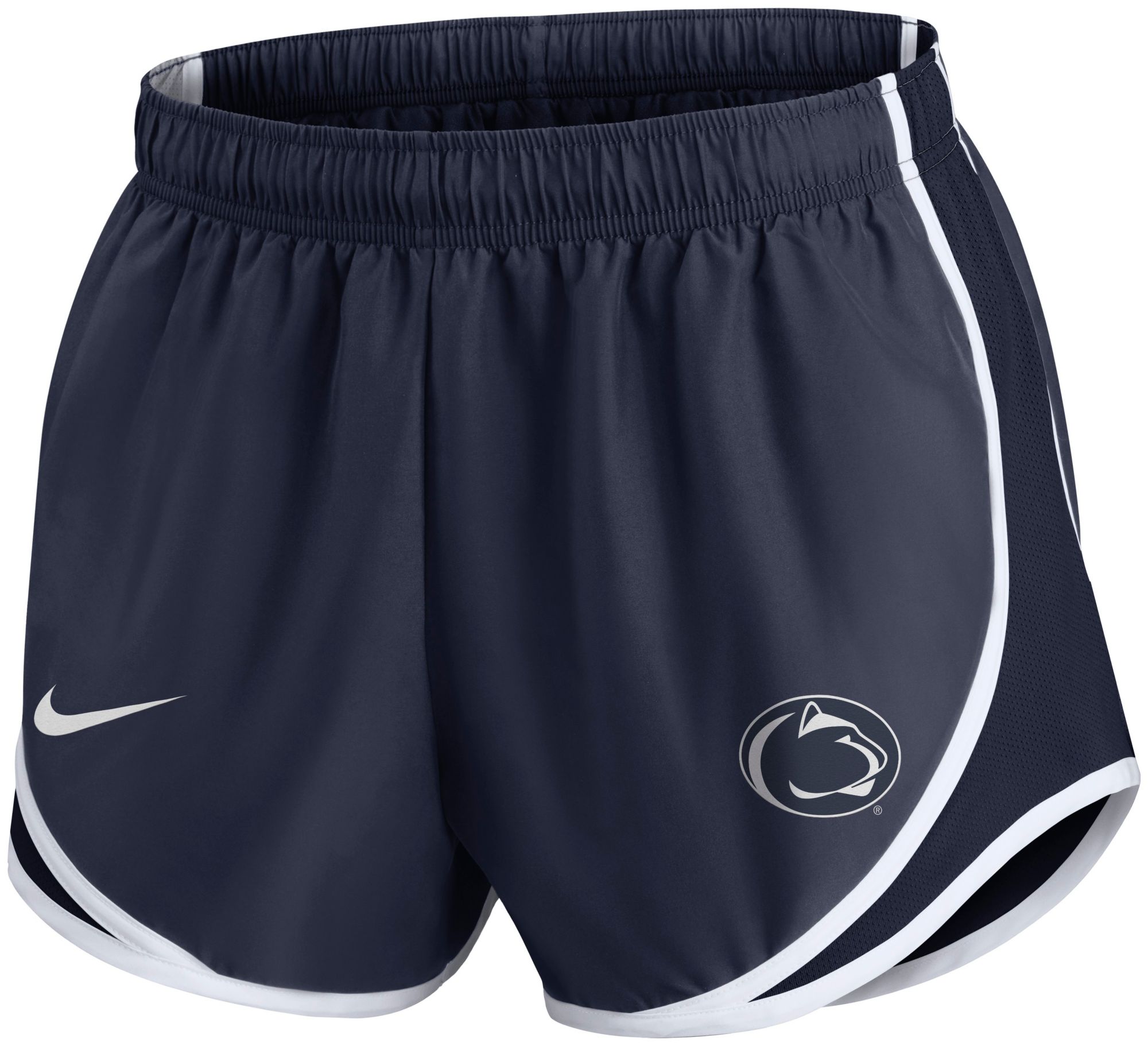 Nike Women's Penn State Nittany Lions Navy Dri-FIT Tempo Logo Shorts