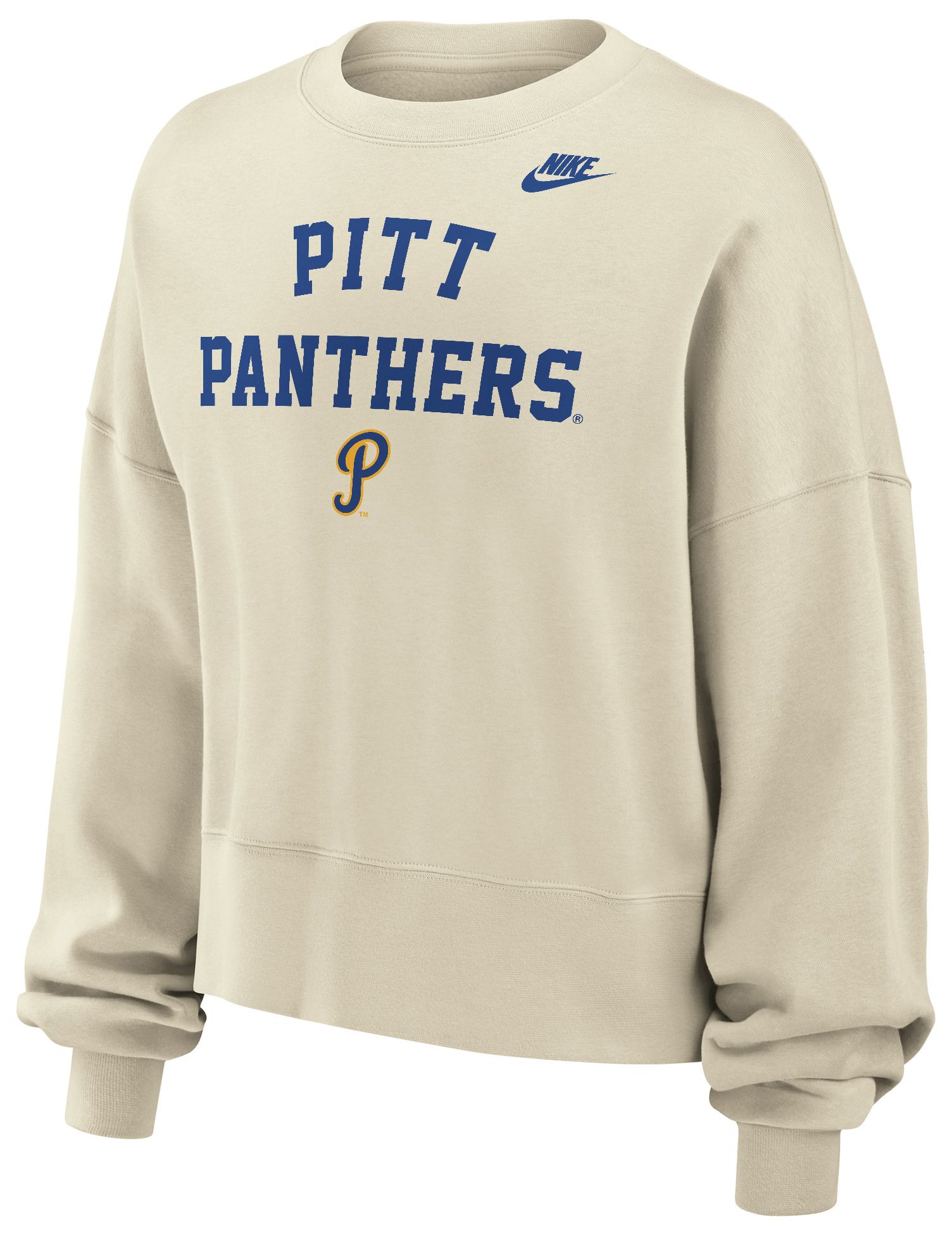 Nike Women's Pitt Panthers White Retro Phoenix Crewneck Sweatshirt