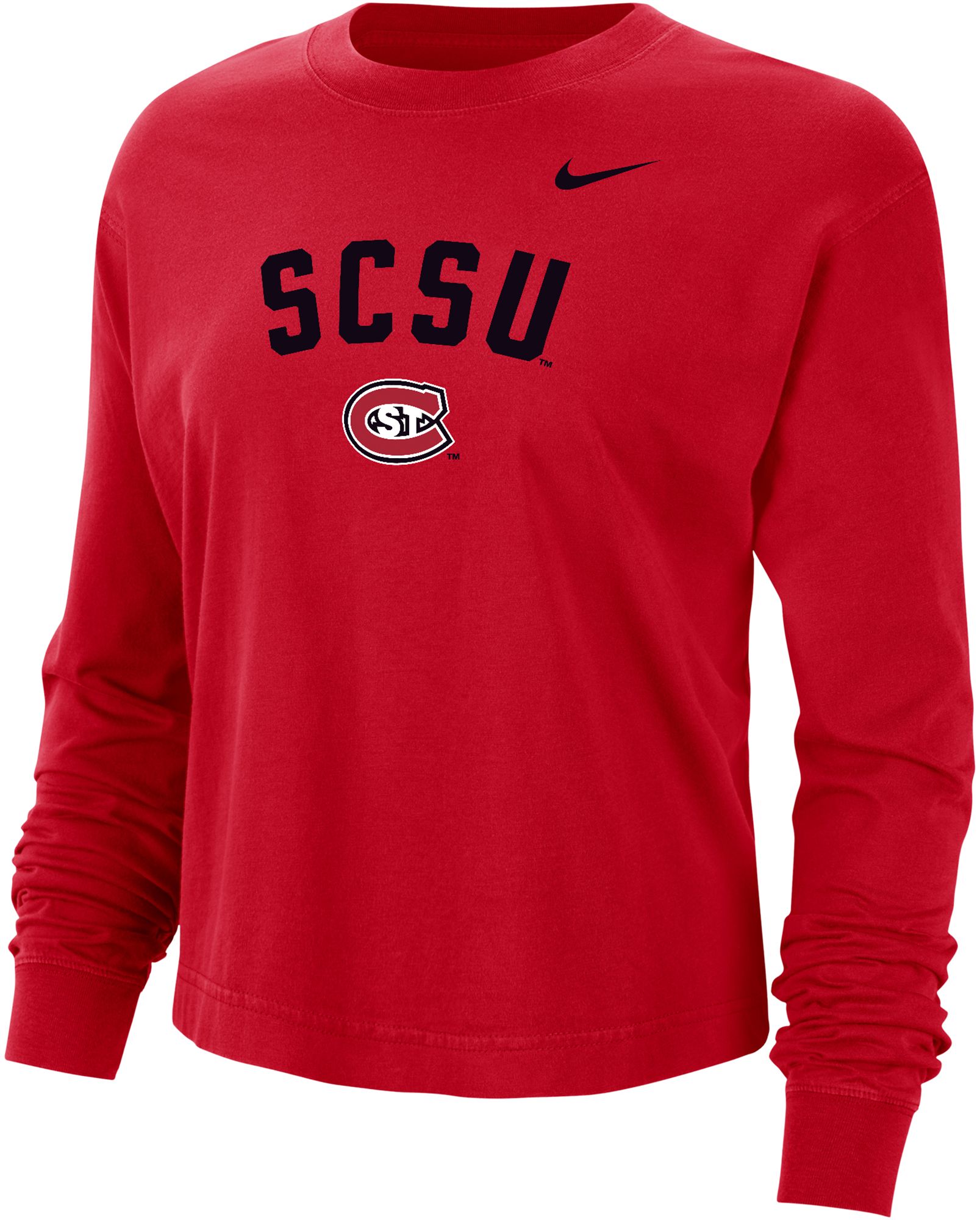 Nike Women's St. Cloud State Huskies Spirit Red Boxy Long Sleeve Shirt