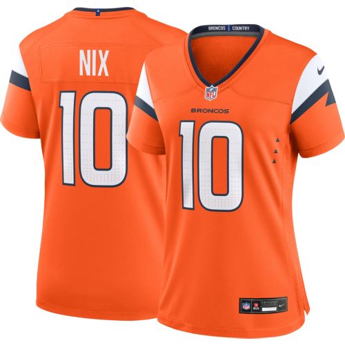 Nike Men's Denver Broncos Bo Nix #10 Orange Game Jersey Dick's