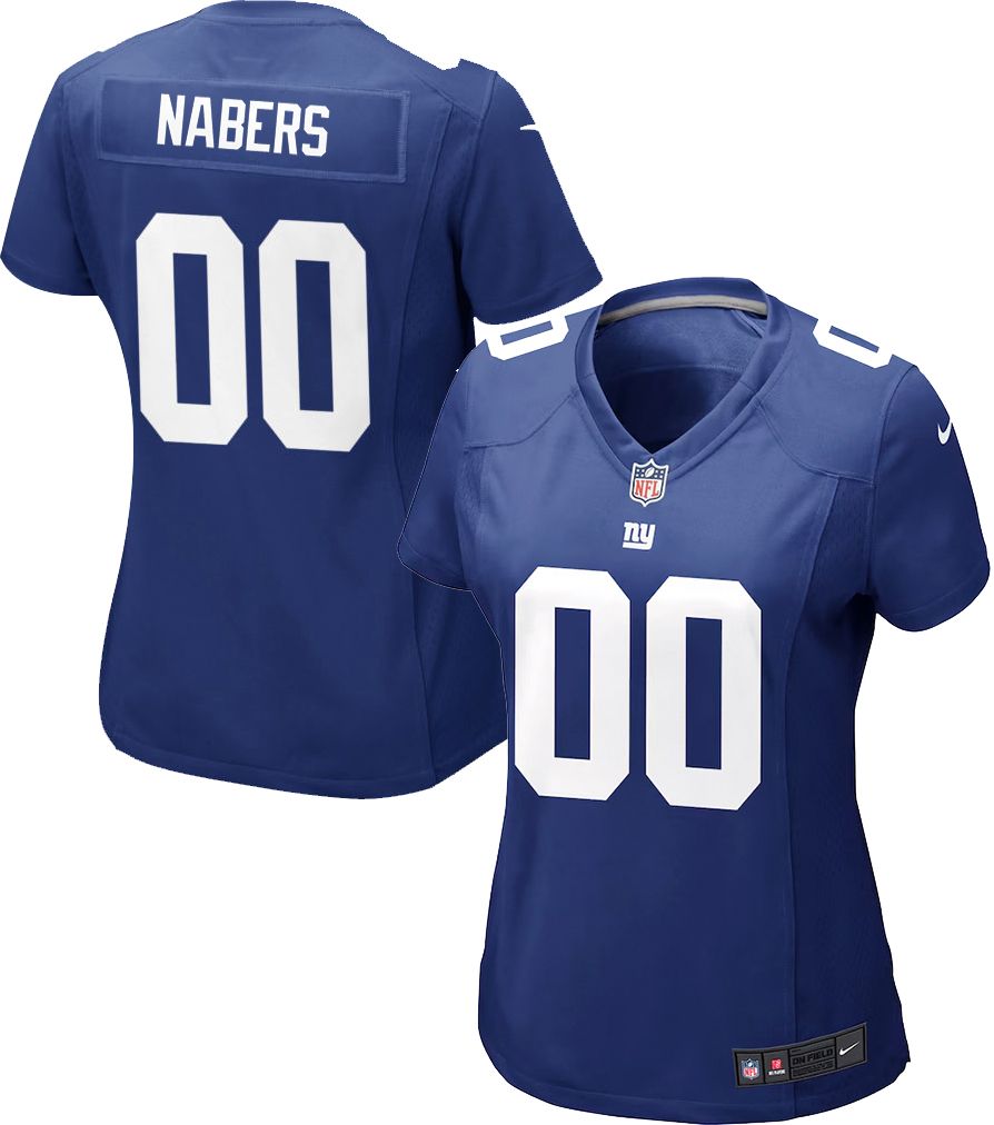 Nike Women's New York Giants Malik Nabers Royal Game Jersey