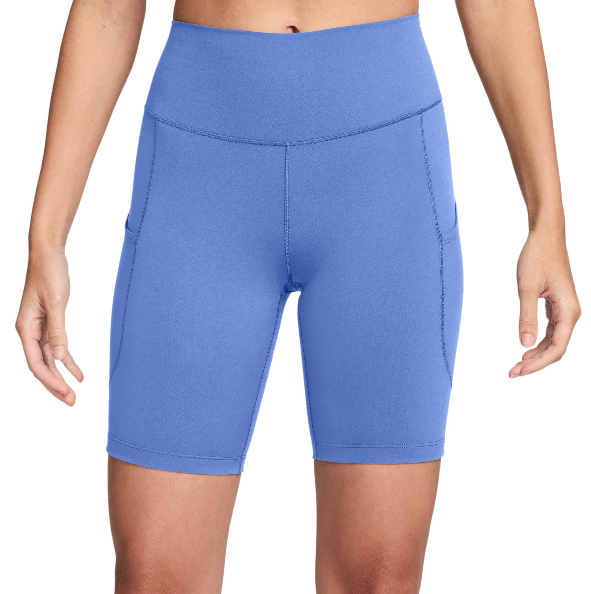Nike Women's One High-Waisted 8" Biker Shorts With Pockets