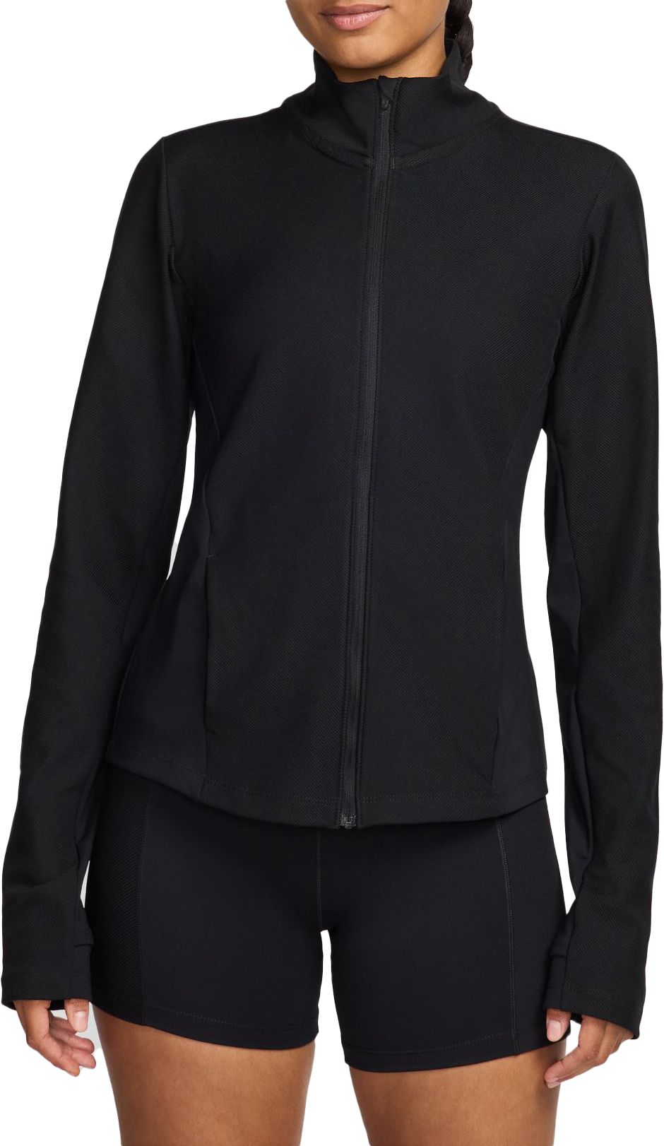 Nike Women's One Rib Dri-FIT Full-Zip Mid Layer Jacket