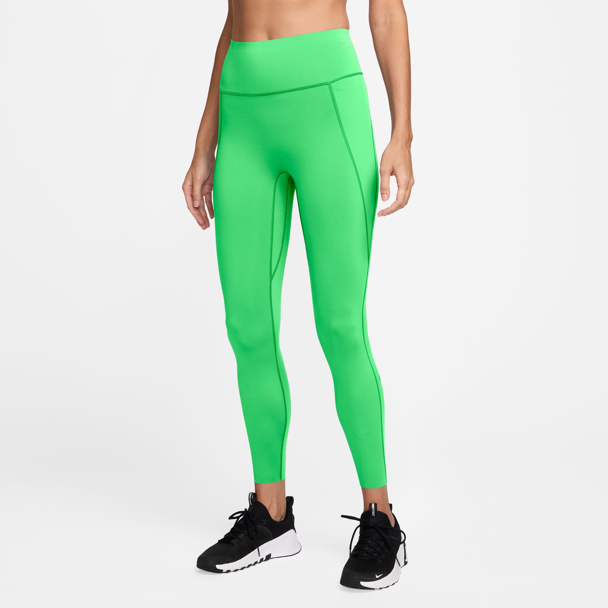 Nike Universa Women's High-Waisted 7/8 Leggings with No Front Seam