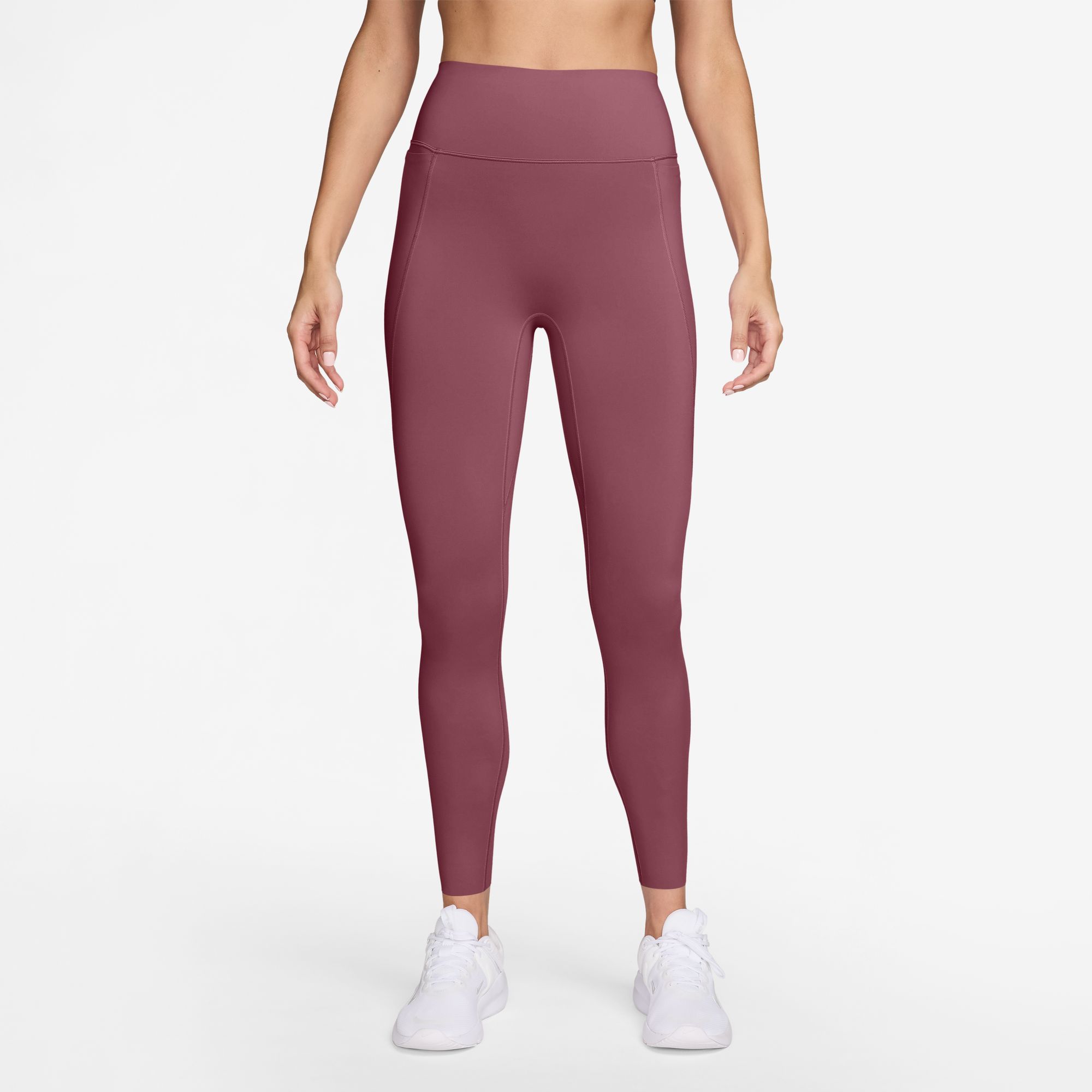 Nike Universa Women's High-Waisted 7/8 Leggings with No Front Seam