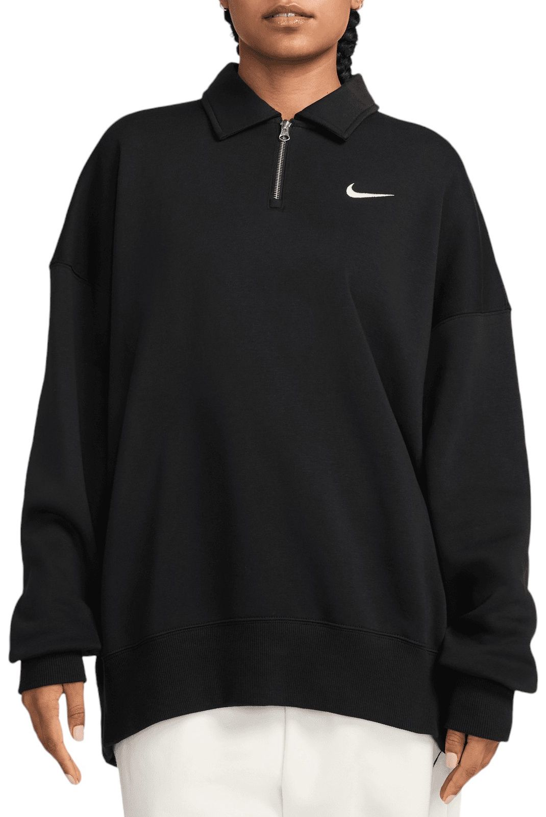 Nike Women's Sportswear Phoenix Fleece Oversized 1/4-Zip Polo