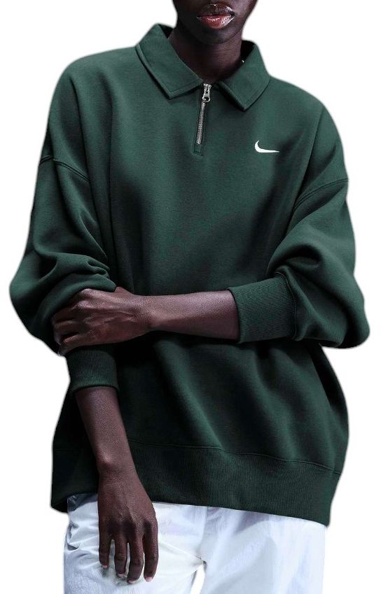 Nike Women's Sportswear Phoenix Fleece Oversized 1/4-Zip Polo