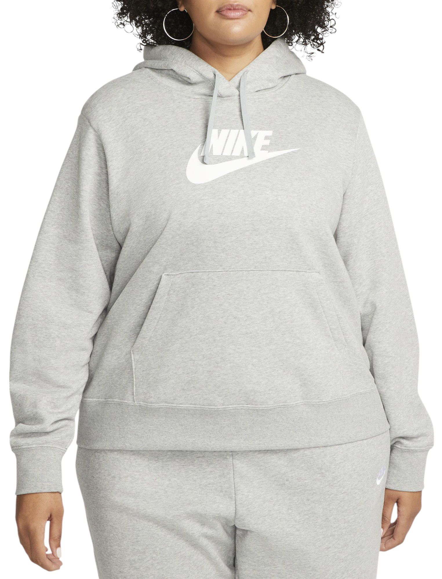 Nike Women's Sportswear Club Fleece Pullover Hoodie (Plus Size)