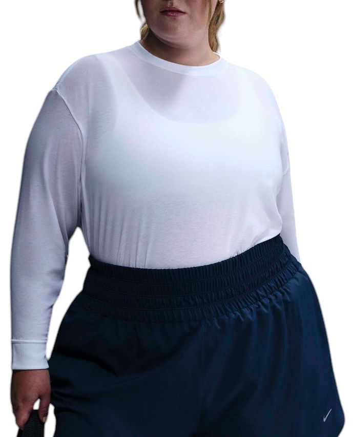 Nike Women's One Dri-FIT Relaxed Long Sleeve T-Shirt (Plus Size)