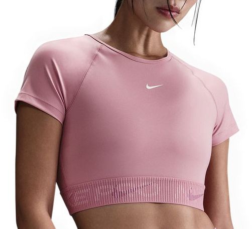 Nike Pro Women's Dri-FIT Cropped Short Sleeve Graphic T-shirt