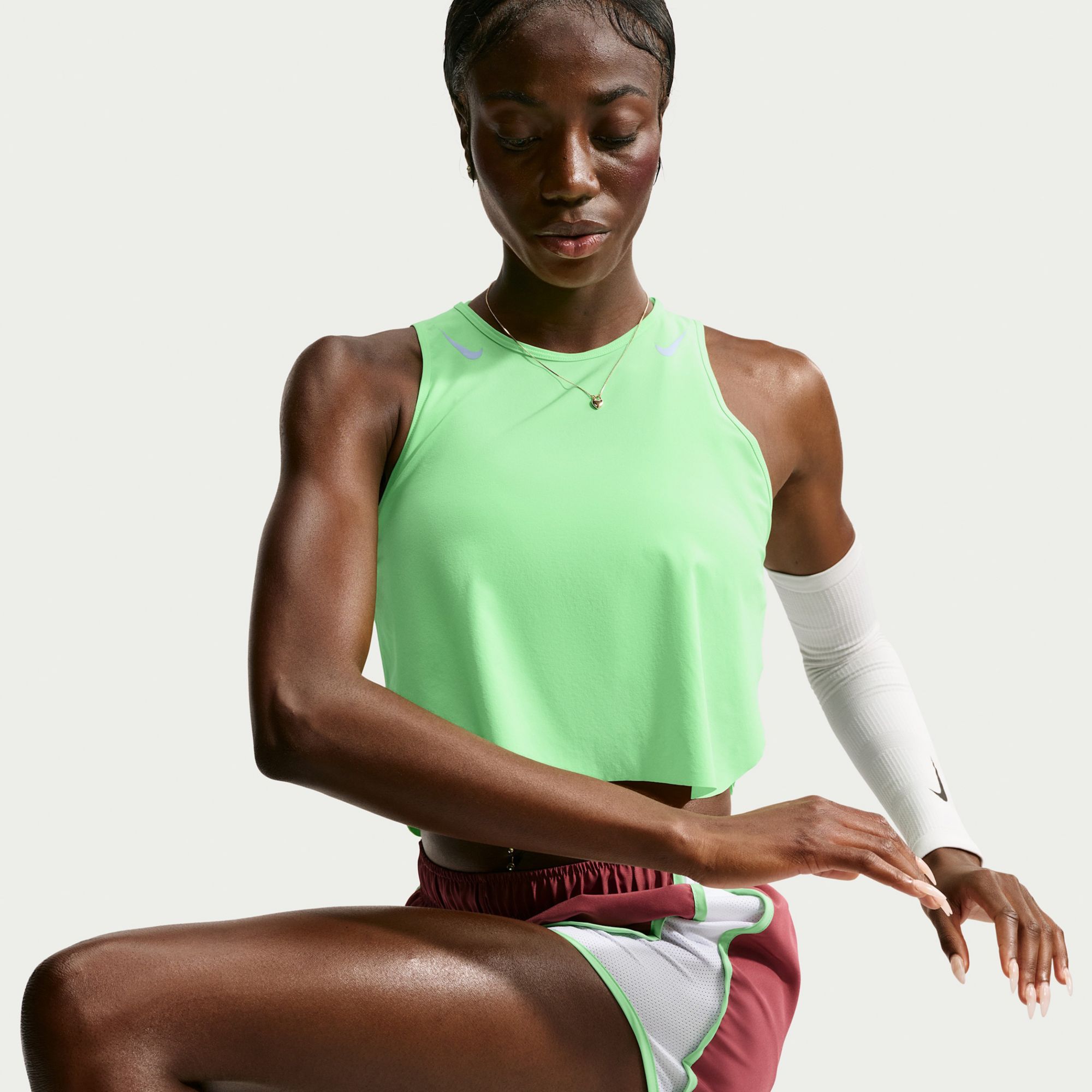 Nike Women's AeroSwift Dri-FIT ADV Cropped Running Tank Top
