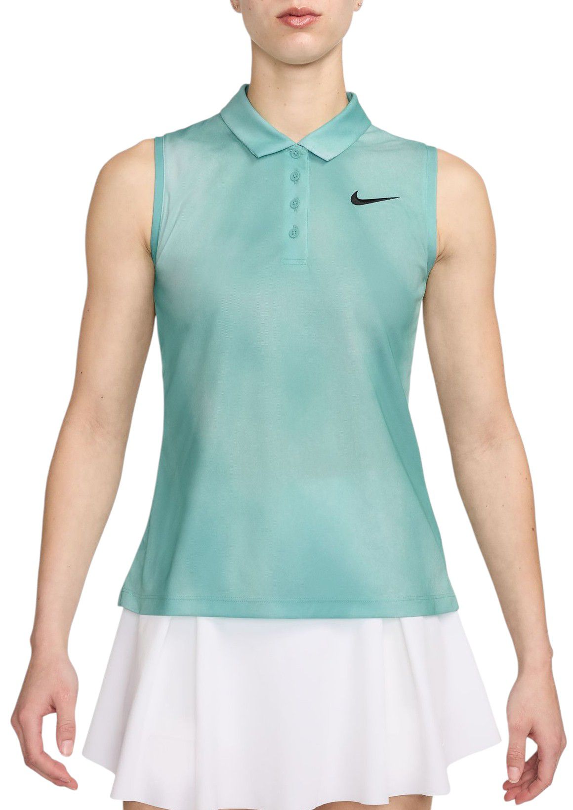 Nike Women's Sleeveless Dri-FIT Victory Printed Golf Polo