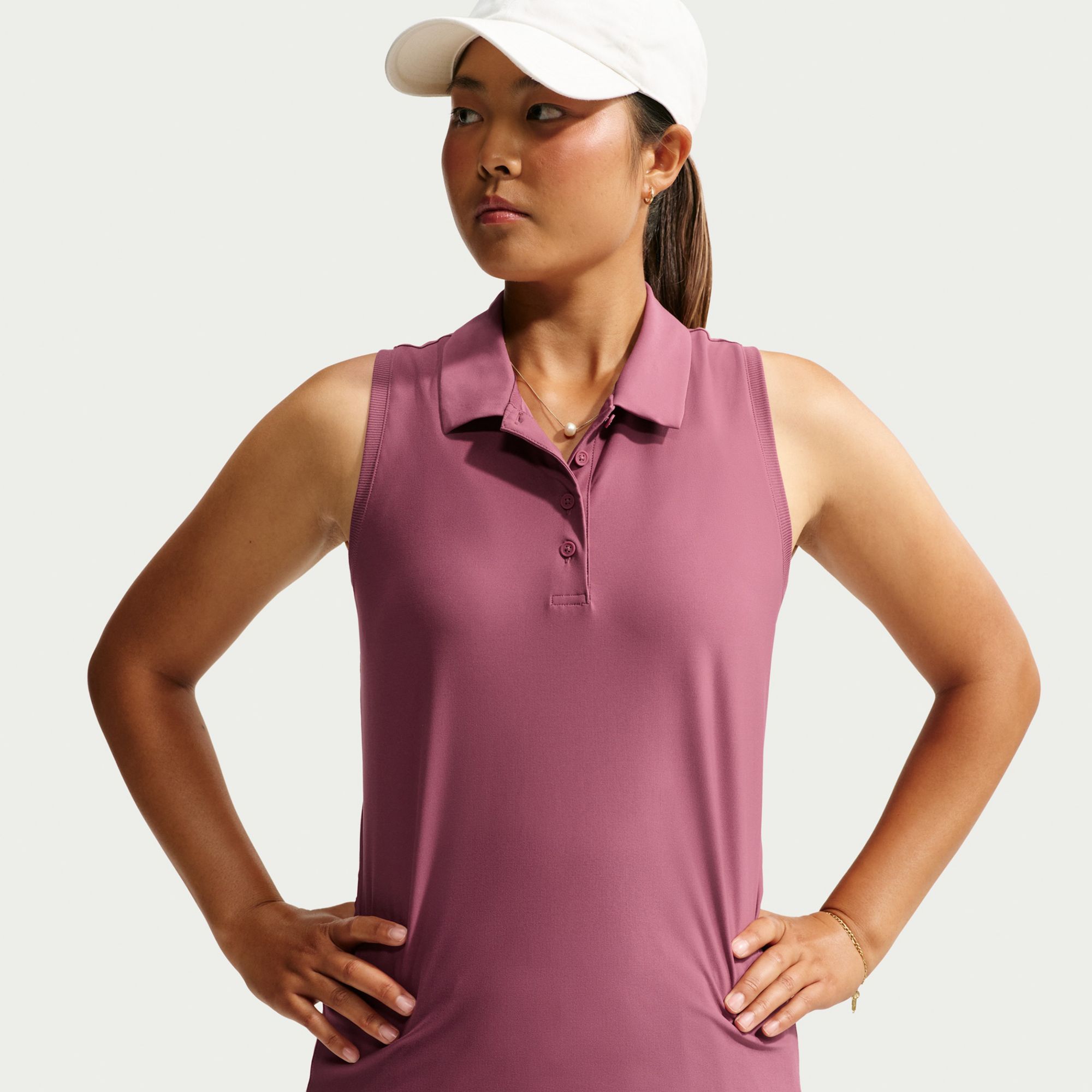 Nike Women's Dri-FIT Victory Sleeveless Golf Polo