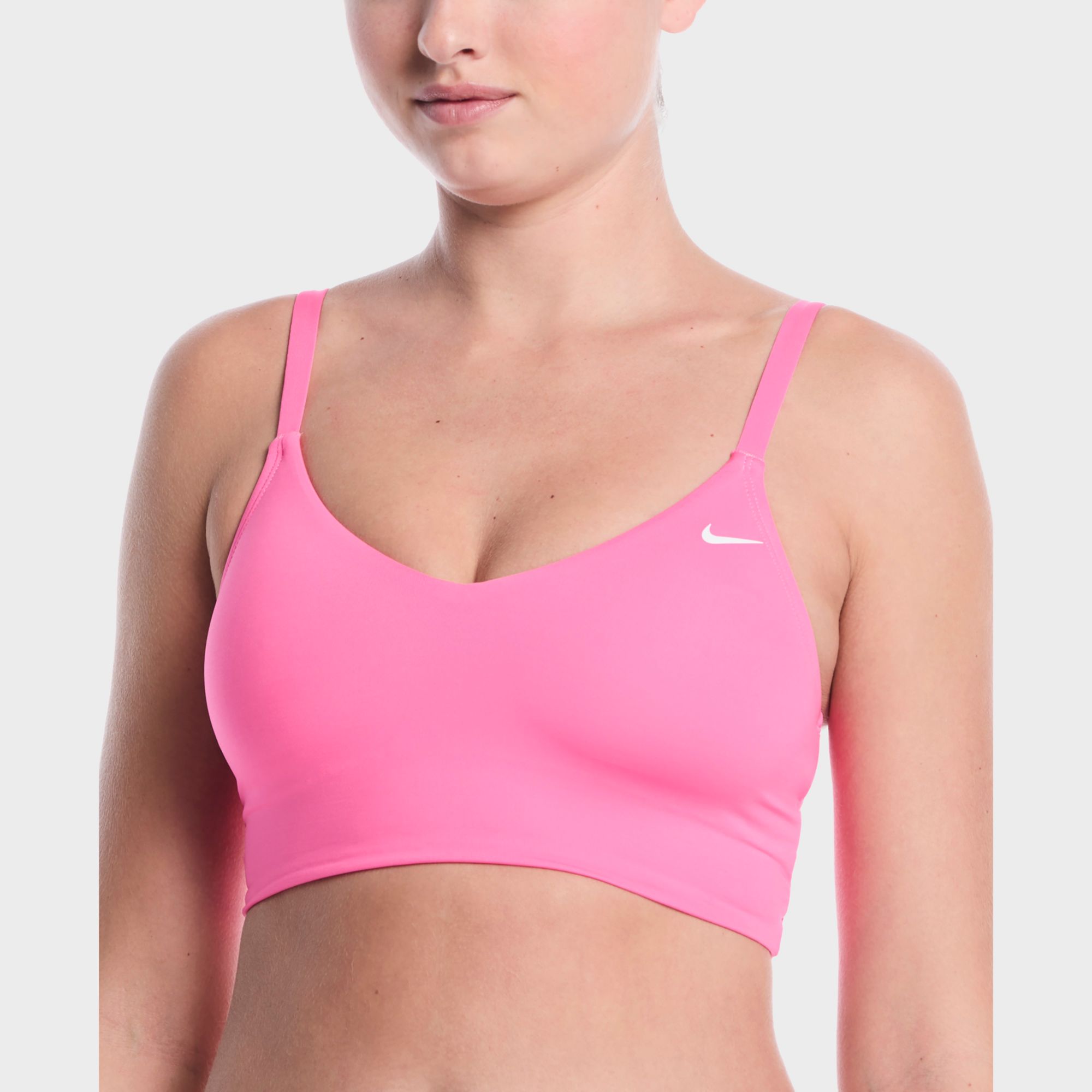 Nike Women's Essentials V-Neck Midkini Swim Top
