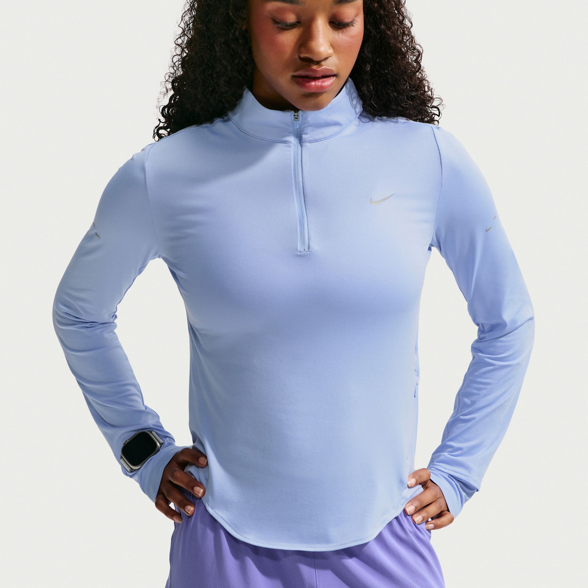 Nike Women's Swift Dri-FIT UV 1/4-Zip Running Pullover