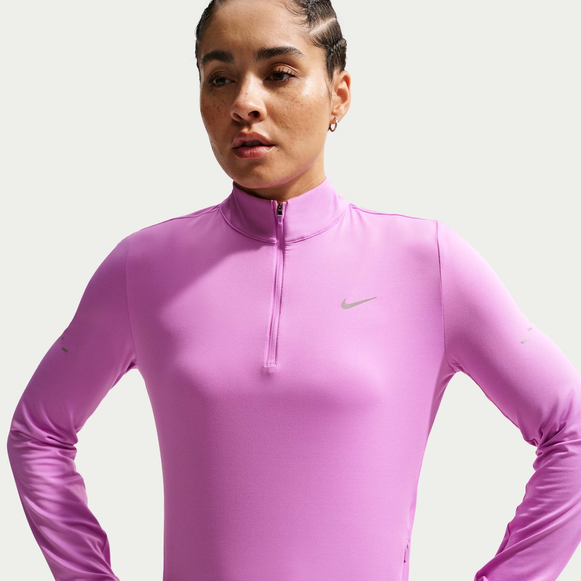 Nike Women's Swift Dri-FIT UV 1/4-Zip Running Pullover