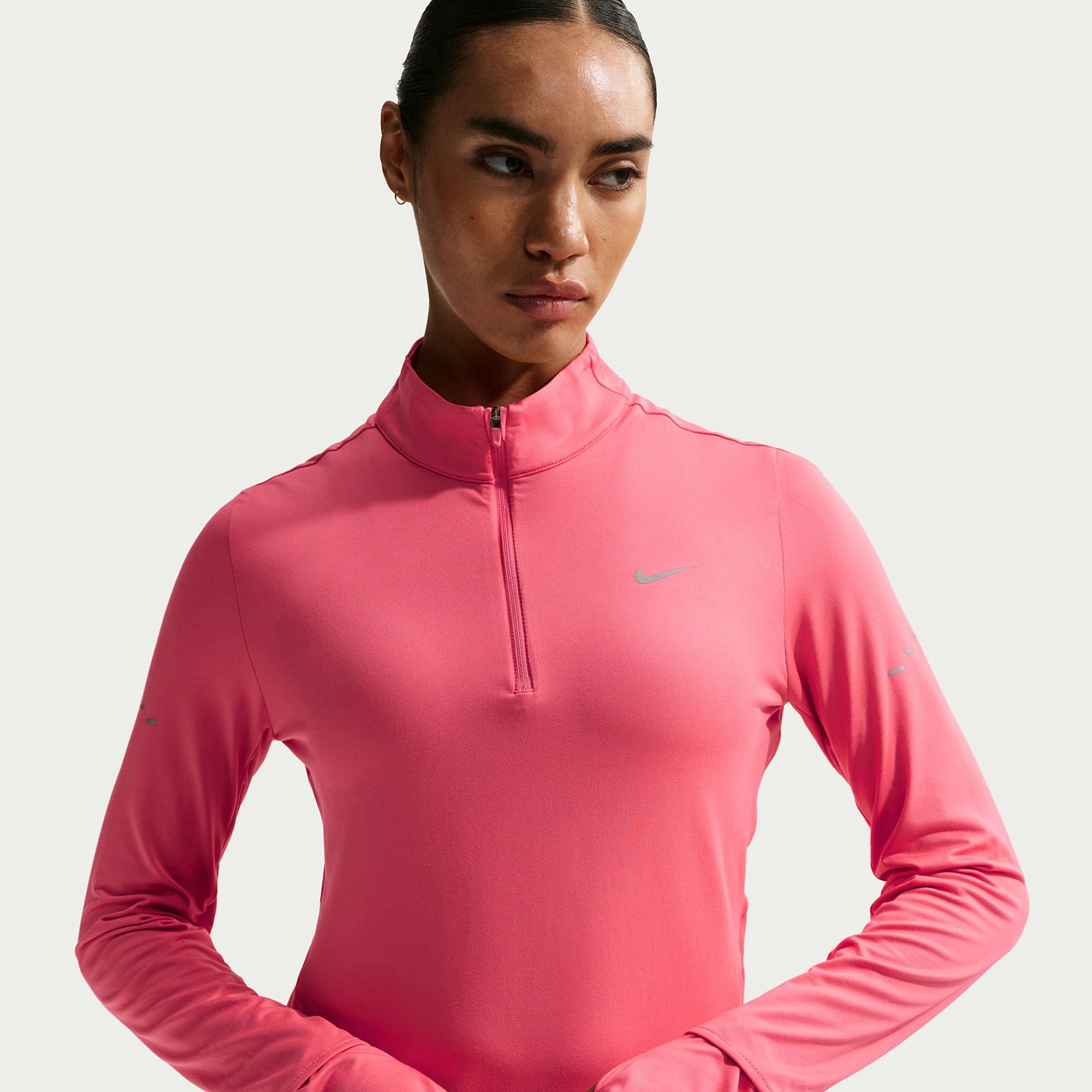 Nike Women's Swift Dri-FIT UV 1/4-Zip Running Pullover