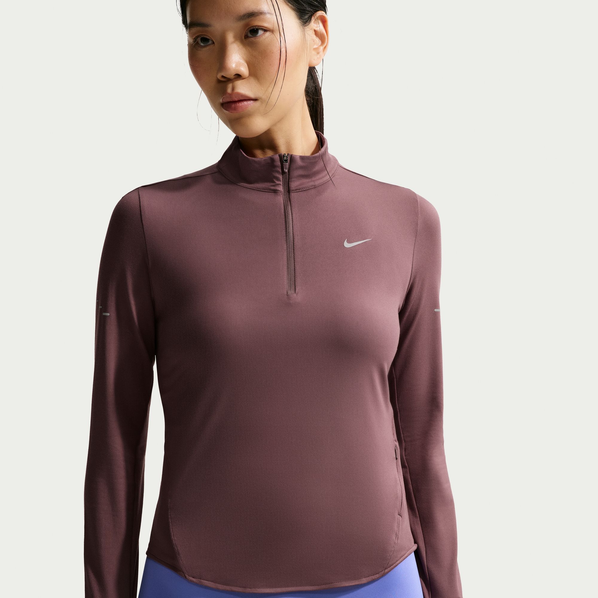 Nike Women's Swift Dri-FIT UV 1/4-Zip Running Pullover
