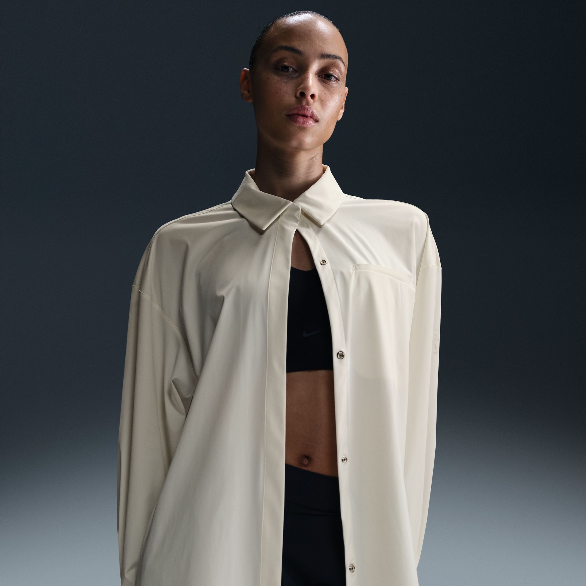 Nike Women's 24.7 PerfectStretch Dri-FIT Oversized Long Sleeve Shirt