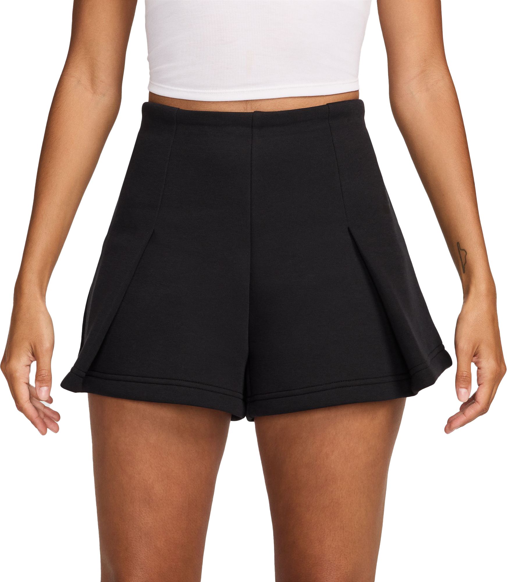Nike Women's Sportswear Tech Fleece High-Waisted 3" Pleated Shorts