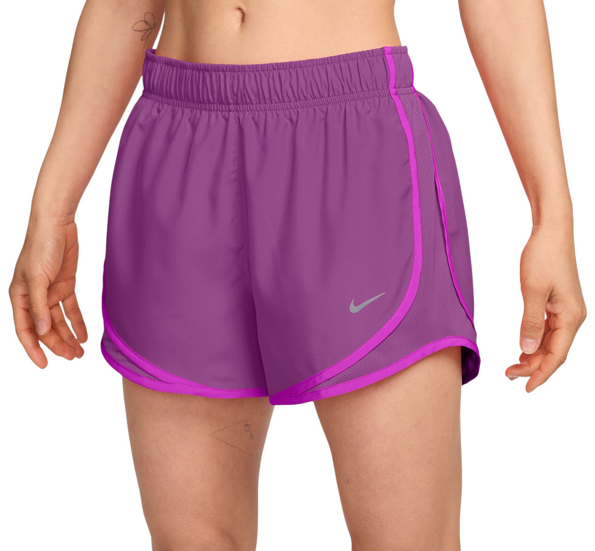Nike Women's Dri-FIT Tempo Mid-Rise Brief-Lined Running Shorts