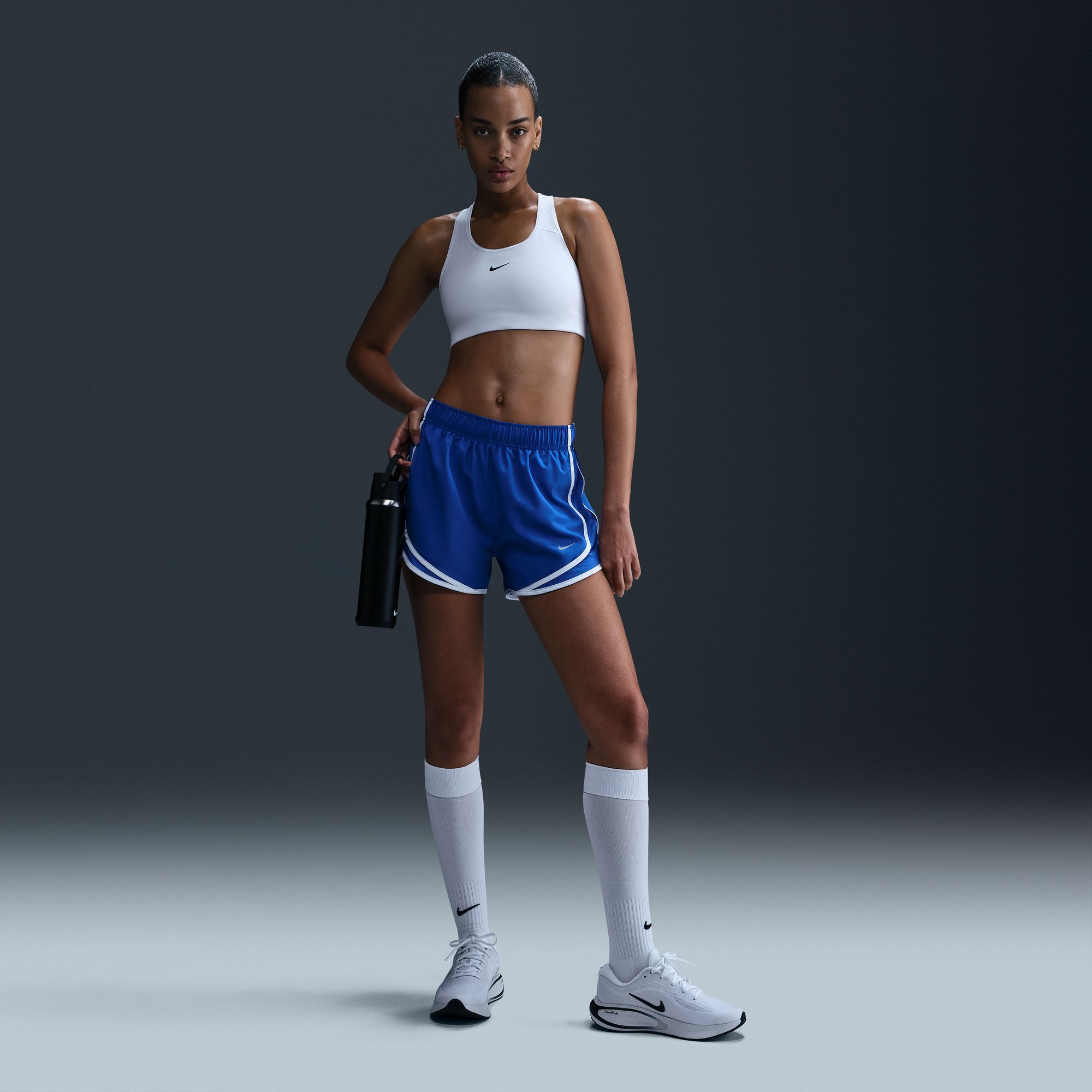 Nike Women's Dri-FIT Tempo Mid-Rise Brief-Lined Running Shorts