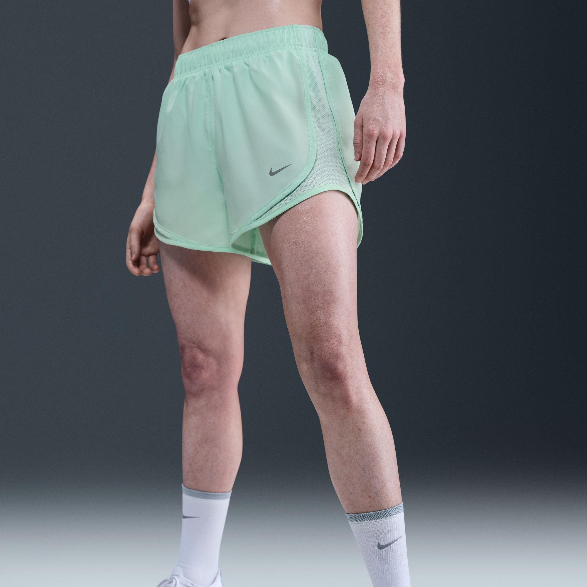 Nike Women's Dri-FIT Tempo Mid-Rise Brief-Lined Running Shorts