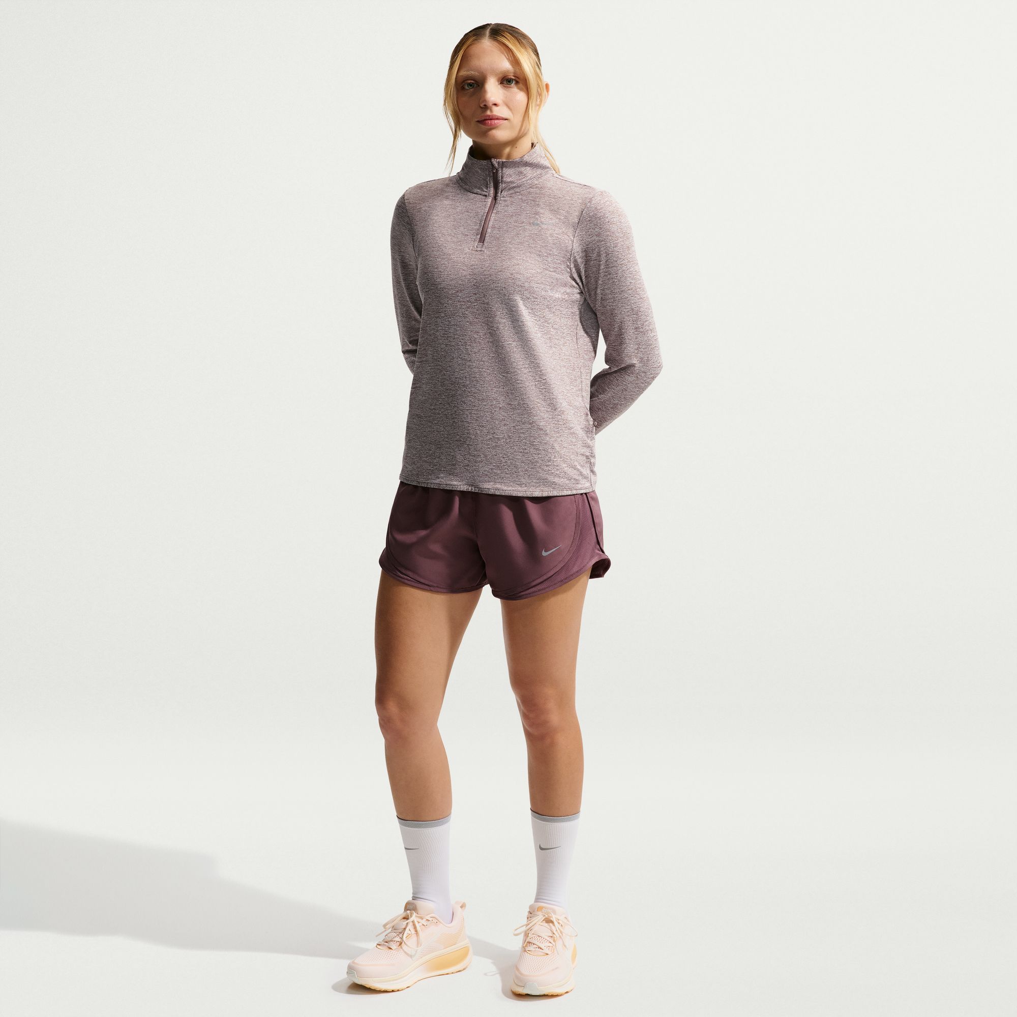 Nike Women's Dri-FIT Tempo Mid-Rise Brief-Lined Running Shorts