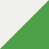 White/Metallic Silver/Illusion Green