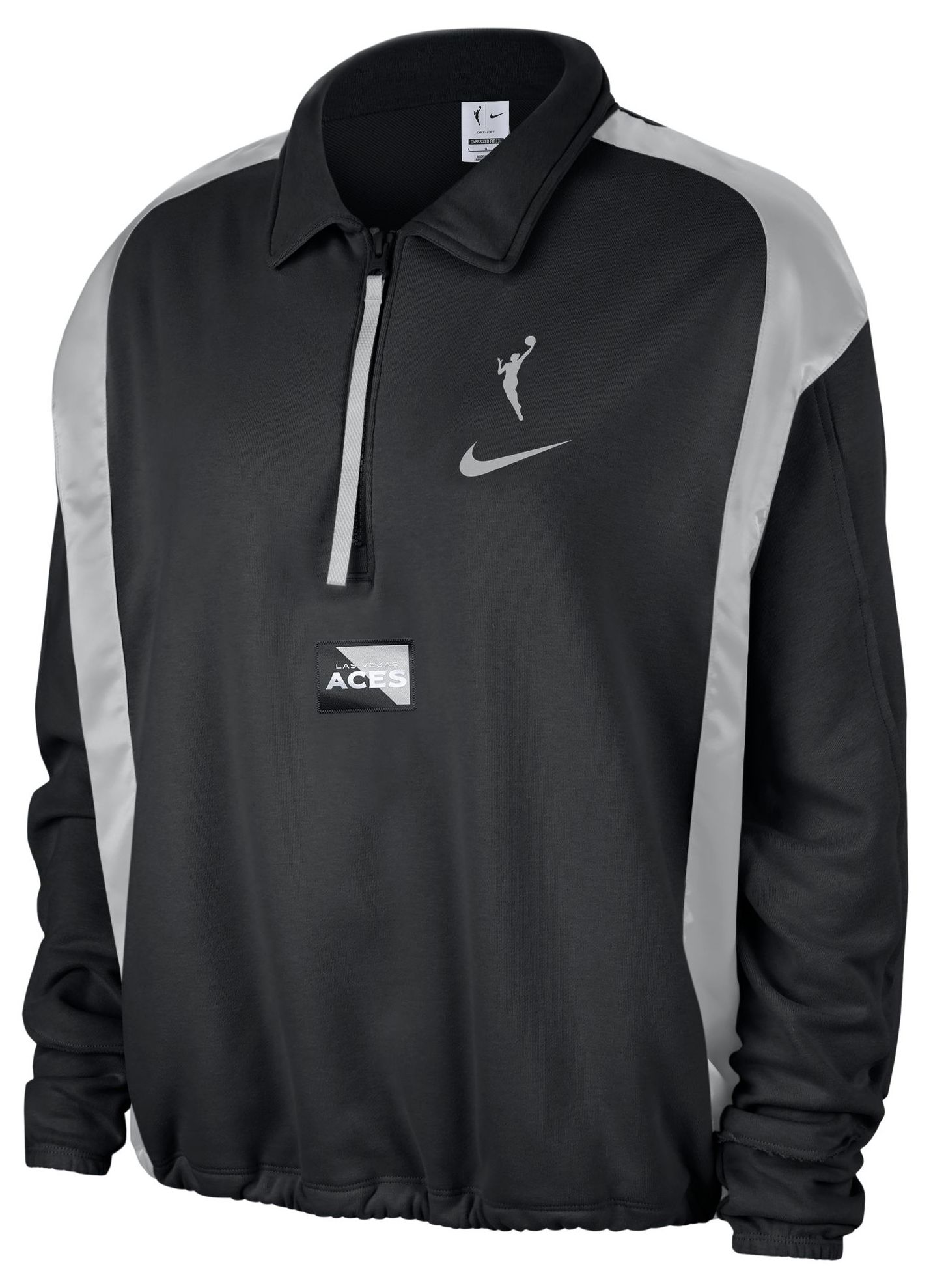 Nike Women's Las Vegas Aces Black Buzzer 1/4 Zip