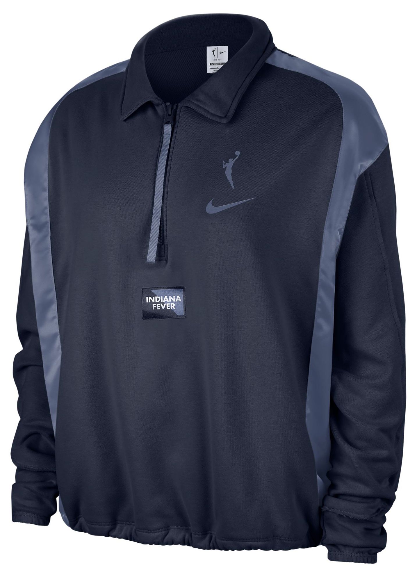 Nike Women's Indiana Fever Navy Buzzer 1/4 Zip