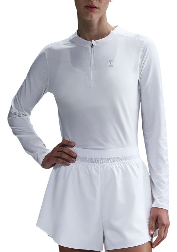 Nike Women's NikeCourt Advantage Dri-FIT Mid-Layer Tennis Shirt
